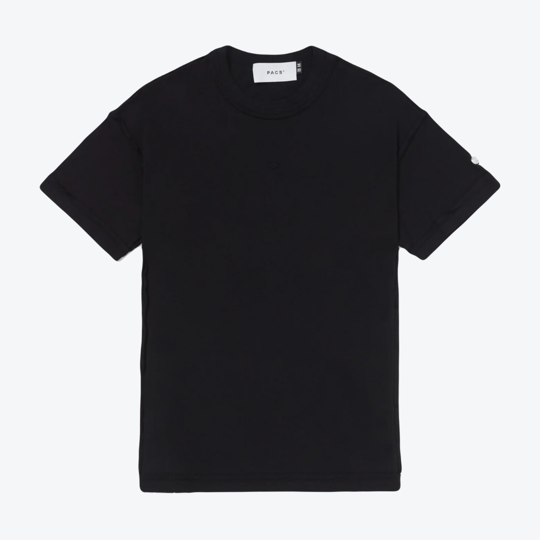 Pace Pattern T-shirt Black - Drizzle
