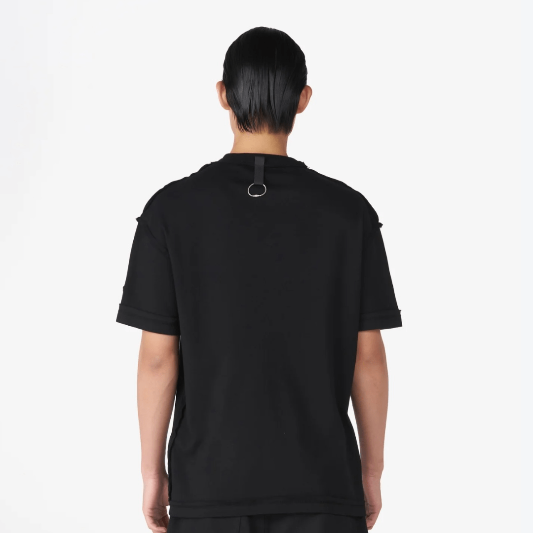 Pace Pattern T-shirt Black - Drizzle