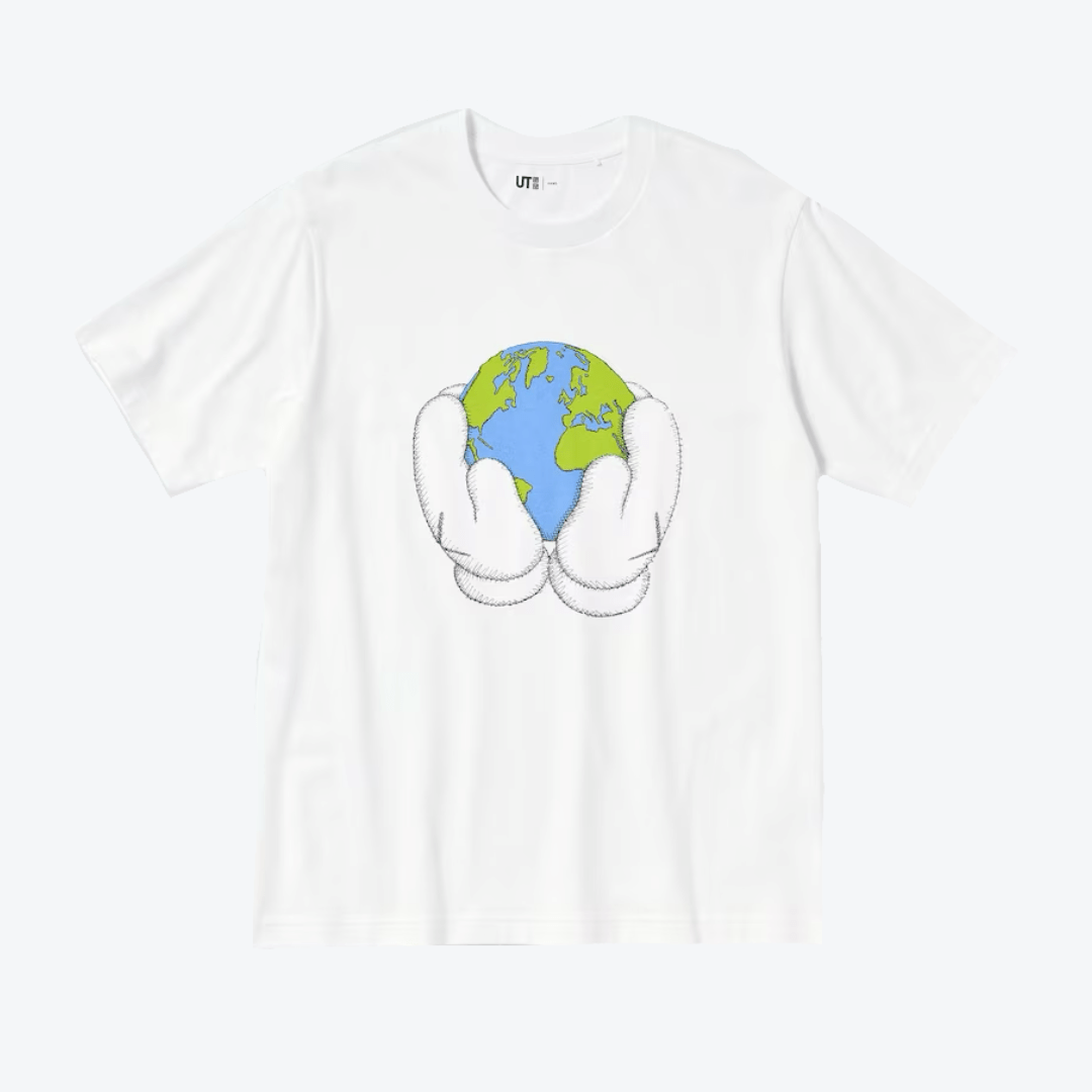 PEACE FOR ALL Short-Sleeve Graphic T-Shirt (Kaws) - Drizzle