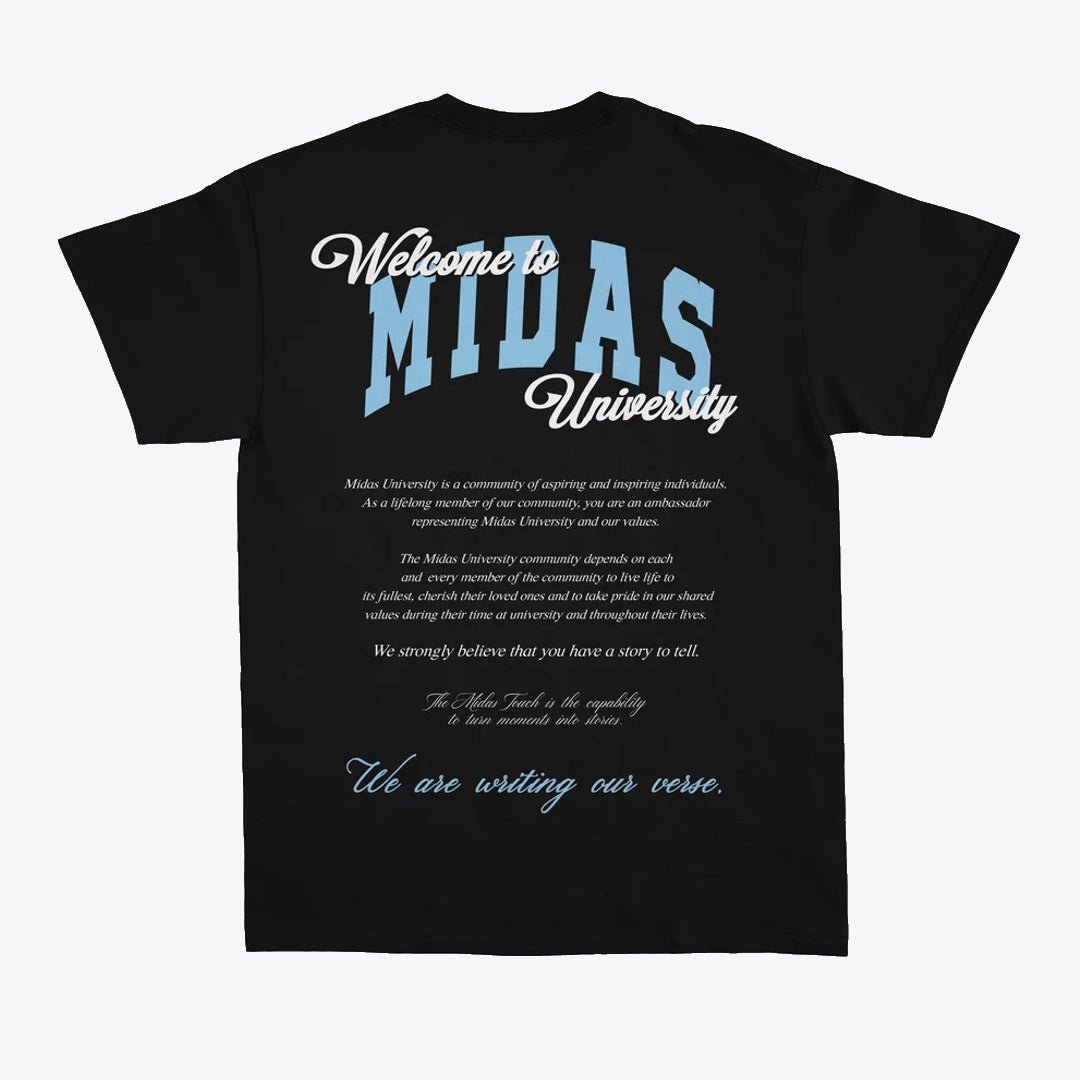 T-Shirt Midas University Black 2.0 Oversized - Drizzle
