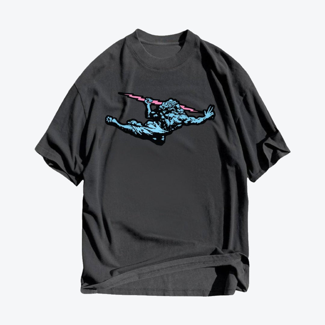 T-Shirt Oversized Stoned ThunderGod Multicolor - Drizzle